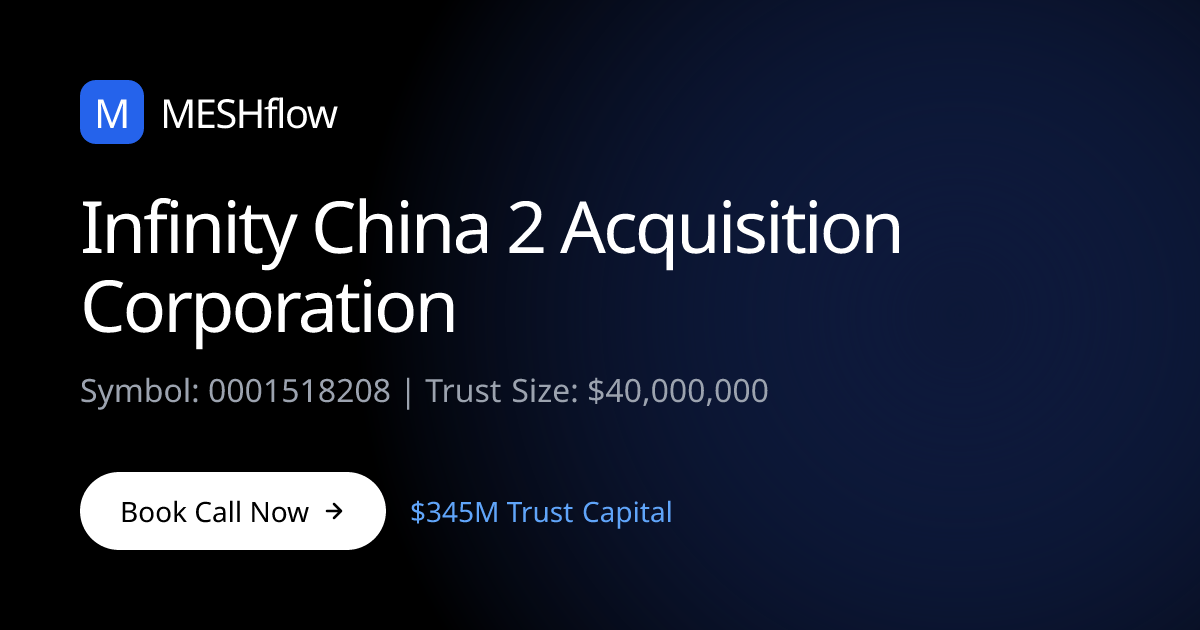 Infinity China 2 Acquisition Corporation | Meshflow