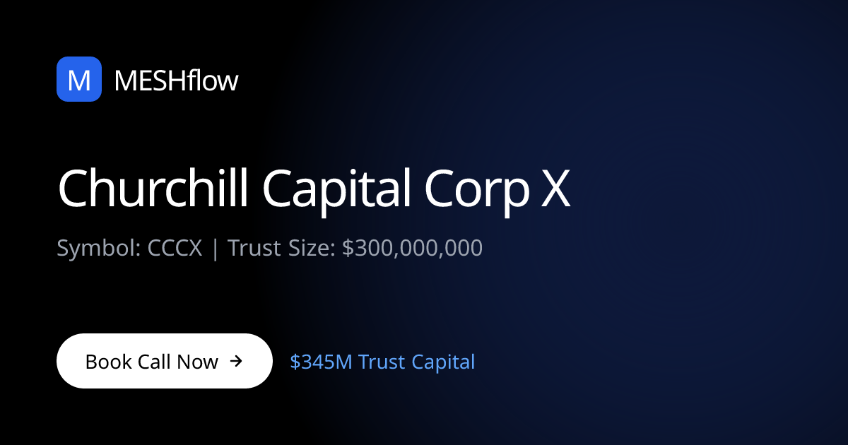 Churchill Capital Corp X (CCCX) | Meshflow