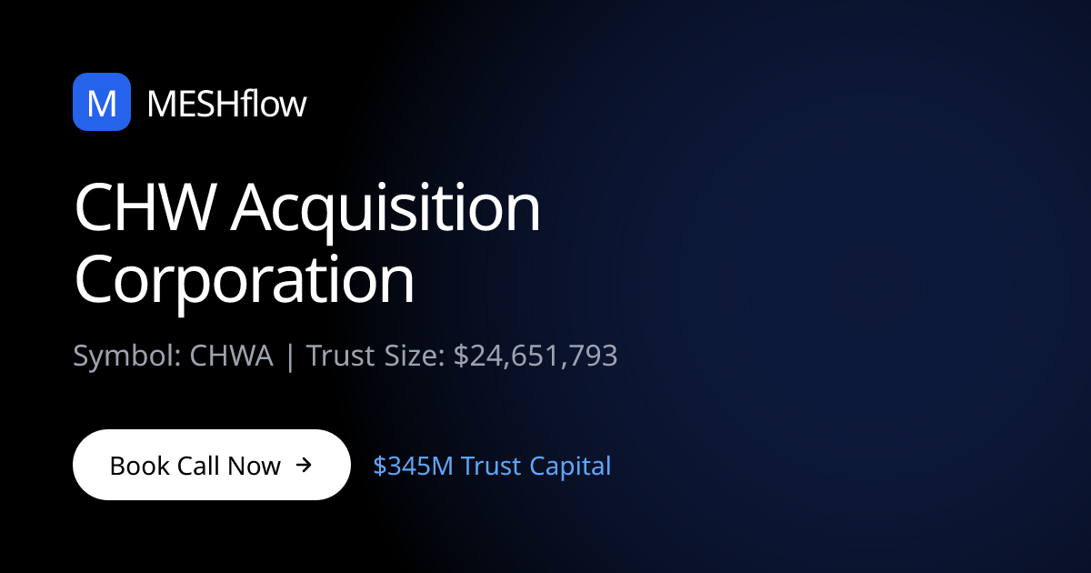 CHW Acquisition Corporation (CHWA) | Meshflow