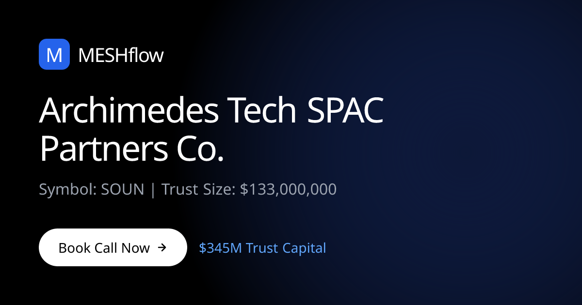 Archimedes Tech SPAC Partners Co. (SOUN) | Meshflow