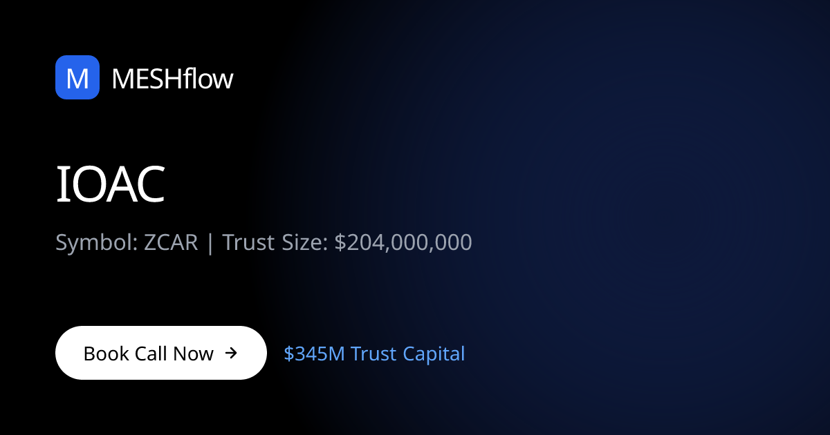 IOAC (ZCAR) | Meshflow